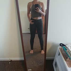 💥SOLD💥 Old Navy Olive Green Super Skinny Jeans